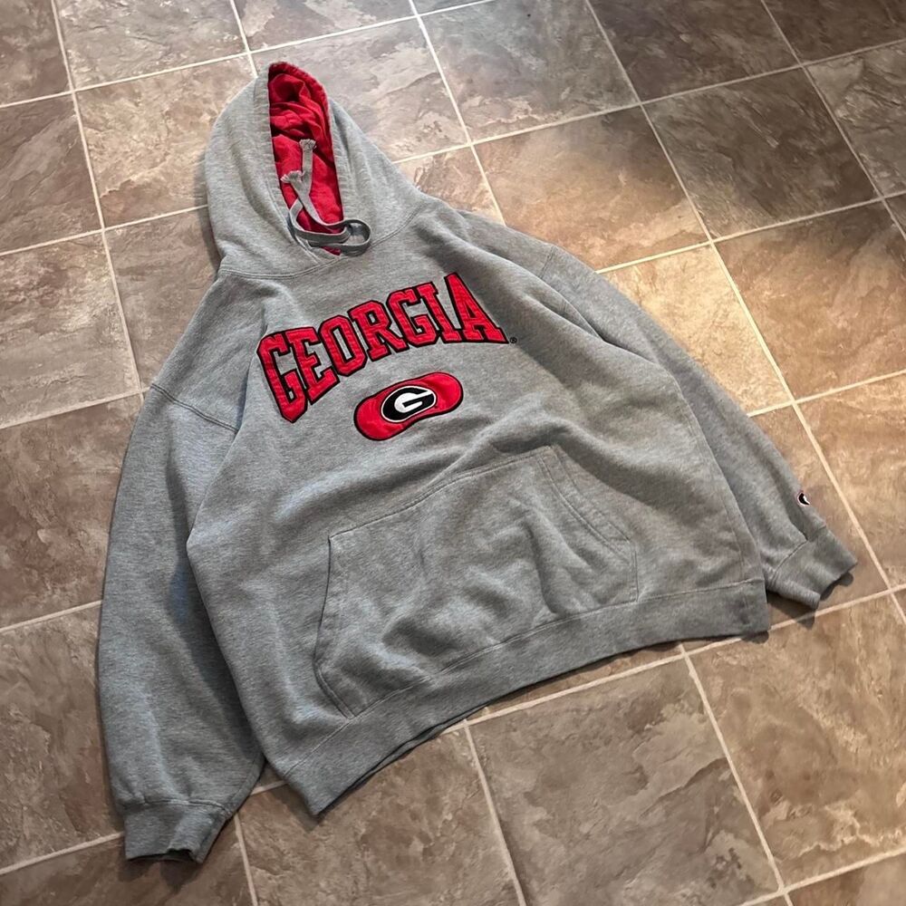Vintage Y2K University of Georgia Bulldogs baggy Hoodie Size: XL